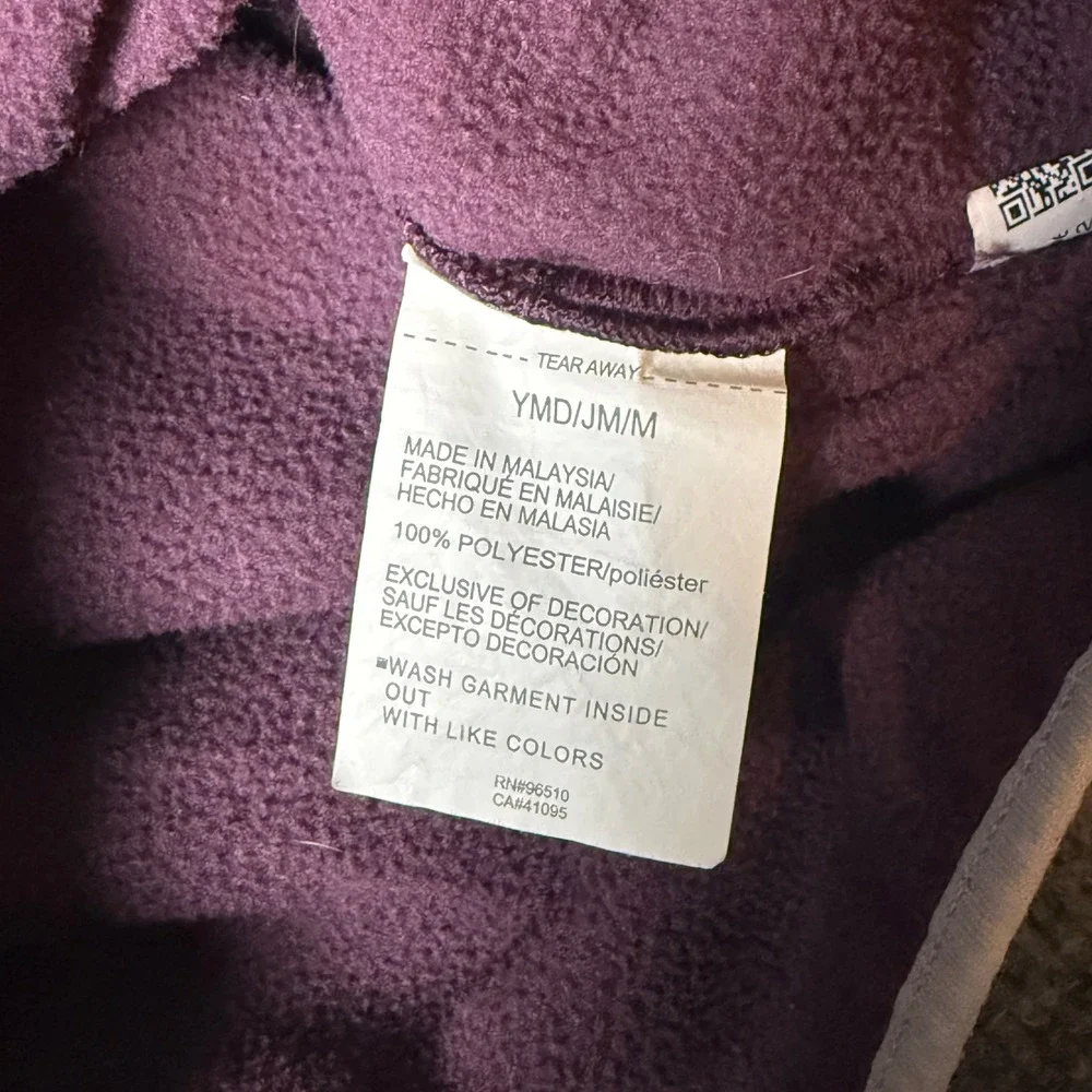 Under Armour Kids YMD Medium Purple Fleece 1/4 Zip Pullover ColdGear‎